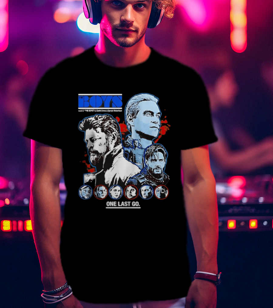The Boys Billy Butcher Homelander Soldier Boy One Last Go T-Shirt