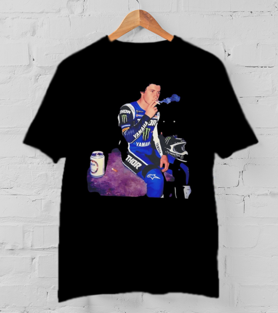 Haiden Deegan Yamaha Thor Monster Energy Smoking Image T-Shirt