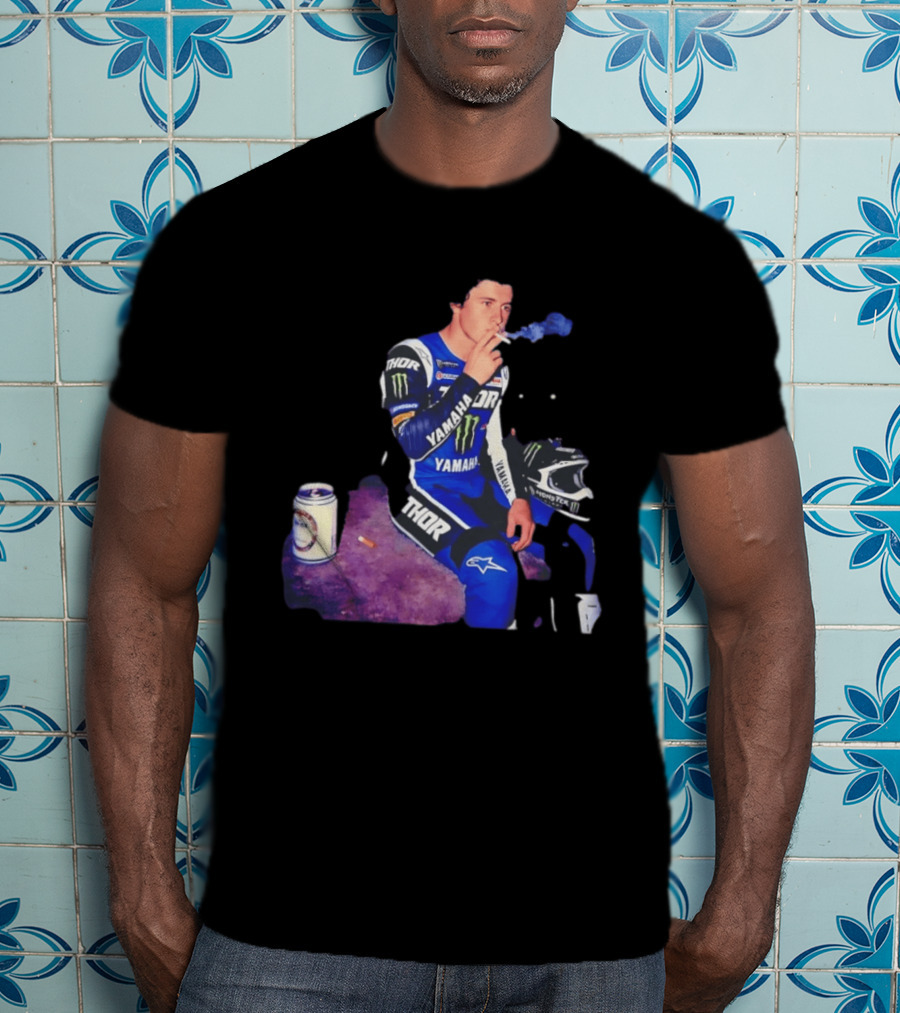Haiden Deegan Yamaha Thor Monster Energy Smoking Image T-Shirt