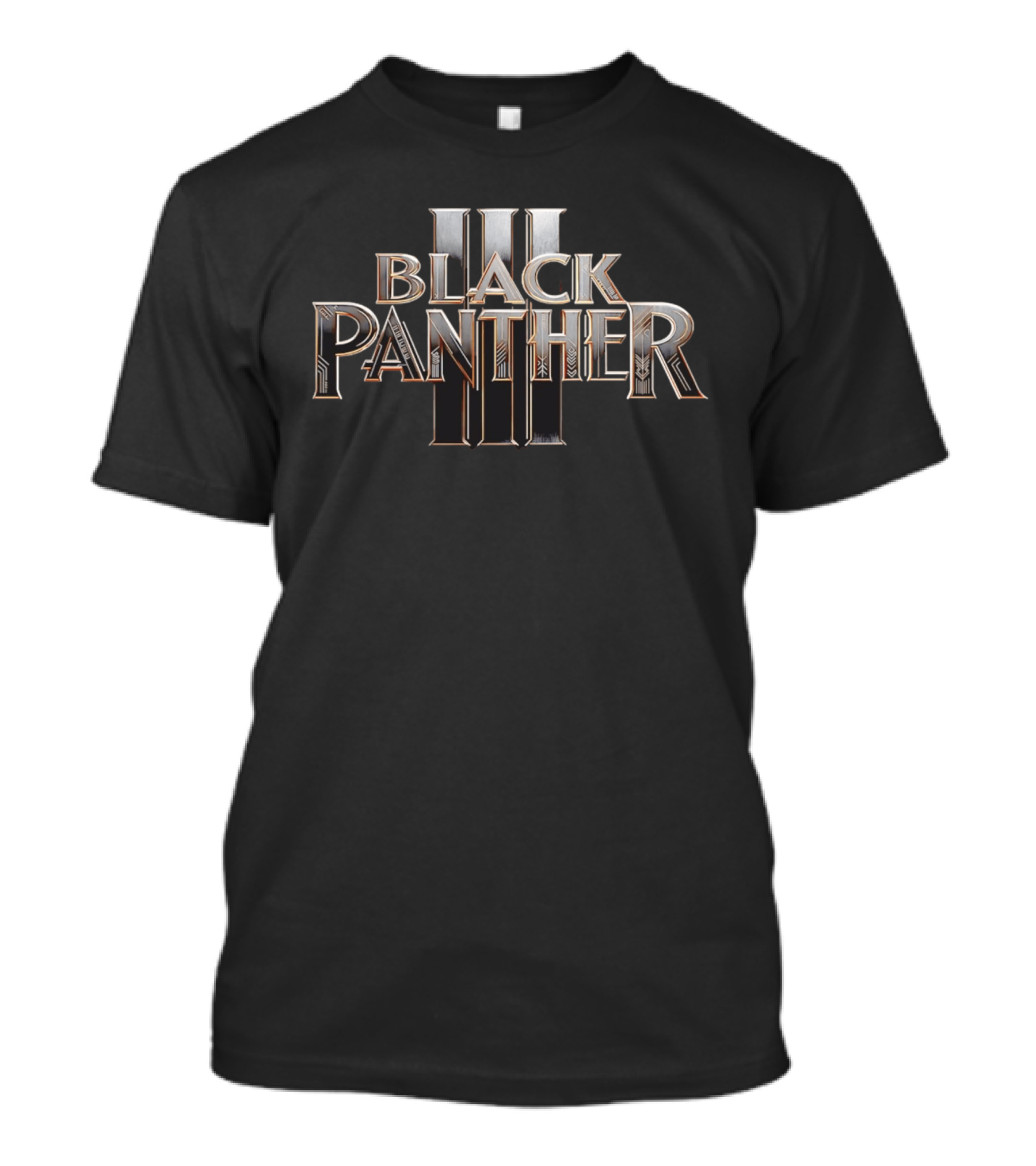 Black Panther III Metal Aesthetic Marvel Cinematic Universe T-Shirt