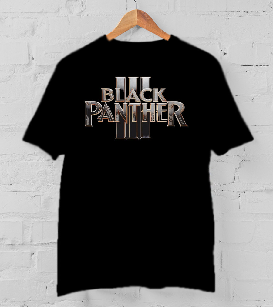 Black Panther III Metal Aesthetic Marvel Cinematic Universe T-Shirt