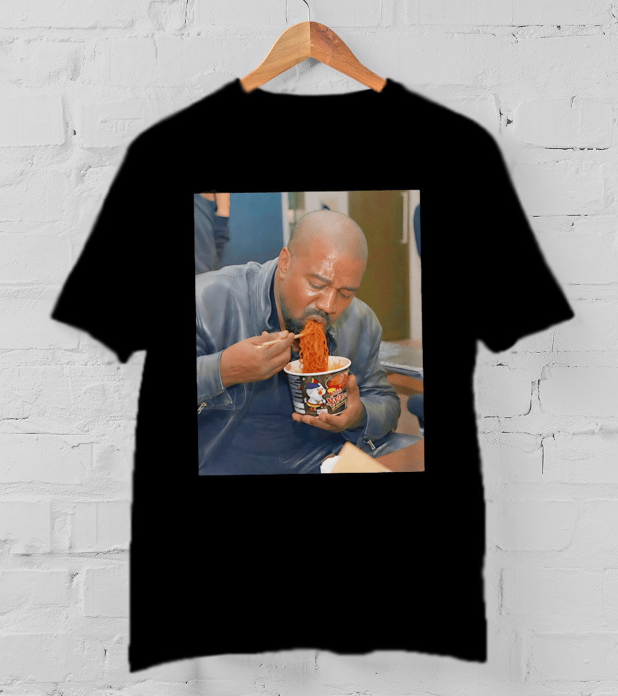 Buldak Bokkeum Myeon Kanye West Noodle Cup Spicy Challenge T-Shirt