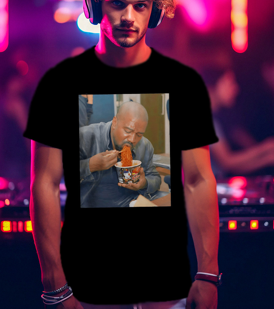 Buldak Bokkeum Myeon Kanye West Noodle Cup Spicy Challenge T-Shirt
