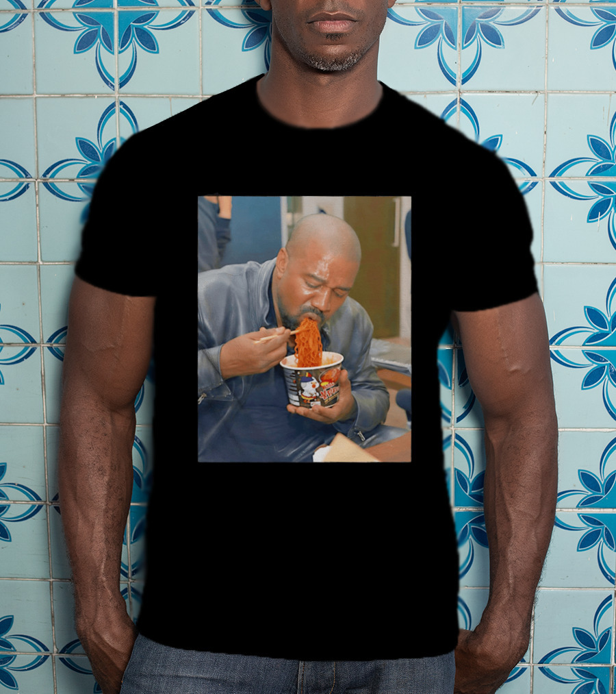 Buldak Bokkeum Myeon Kanye West Noodle Cup Spicy Challenge T-Shirt