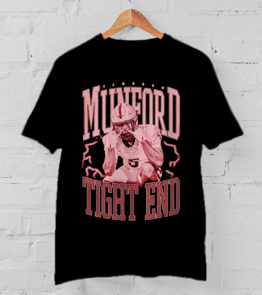 Cameron Munford Munford Tight End Football Player T-Shirt