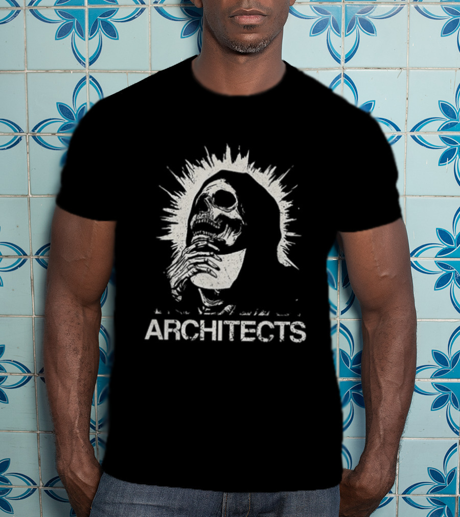 Architects Concert Whiplash Experience Vintage Inspired Skeleton T-Shirt