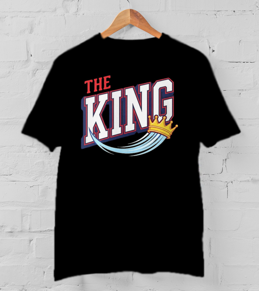 THE KING LeBron James Philadelphia 76ers NBA 2026 T-Shirt