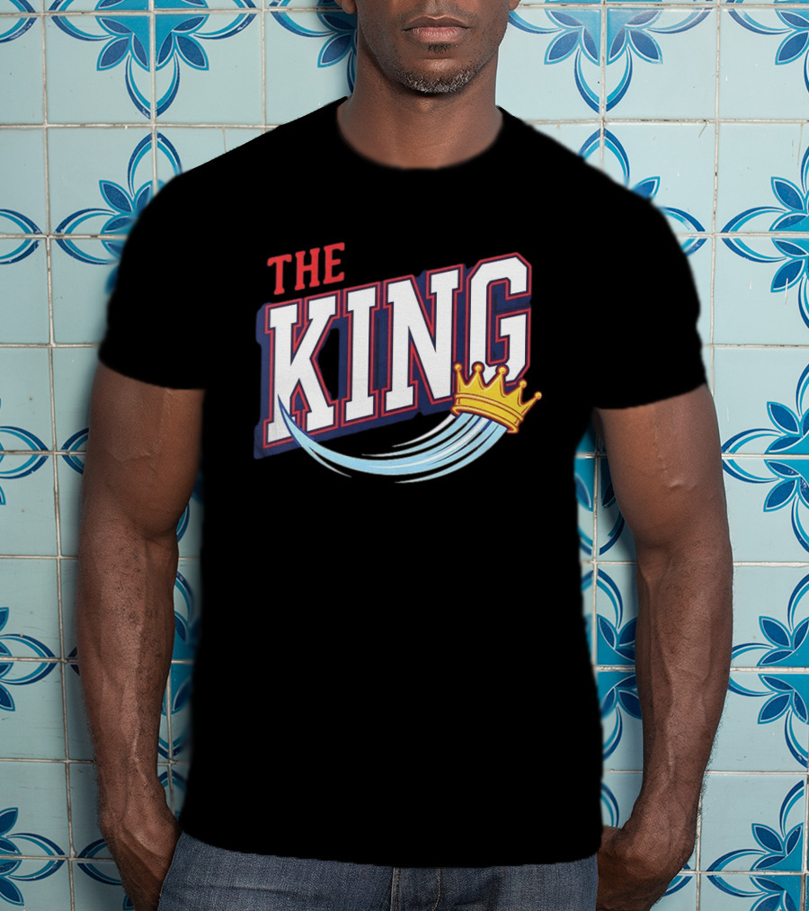 THE KING LeBron James Philadelphia 76ers NBA 2026 T-Shirt