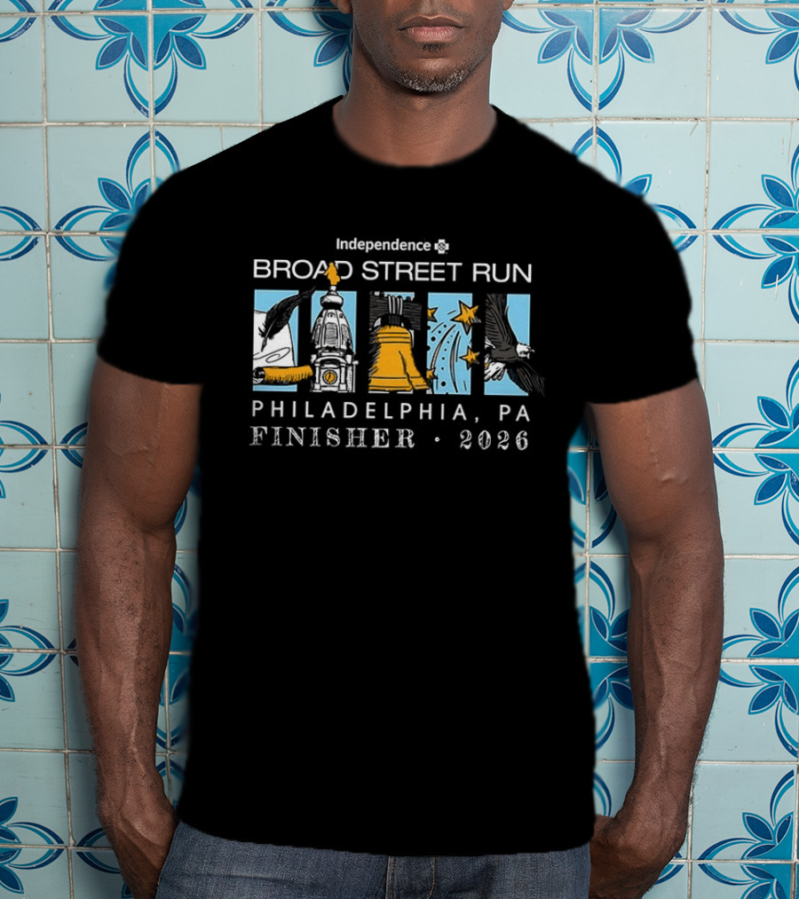 Independence Broad Street Run Philadelphia PA Finisher 2026 T-Shirt