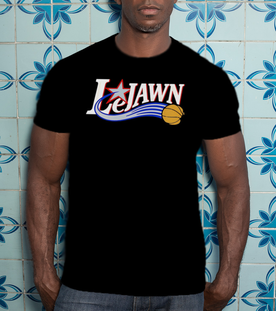 LeJawn Philadelphia 76ers LeBron James 23 NBA Niners Basketball Star T-Shirt