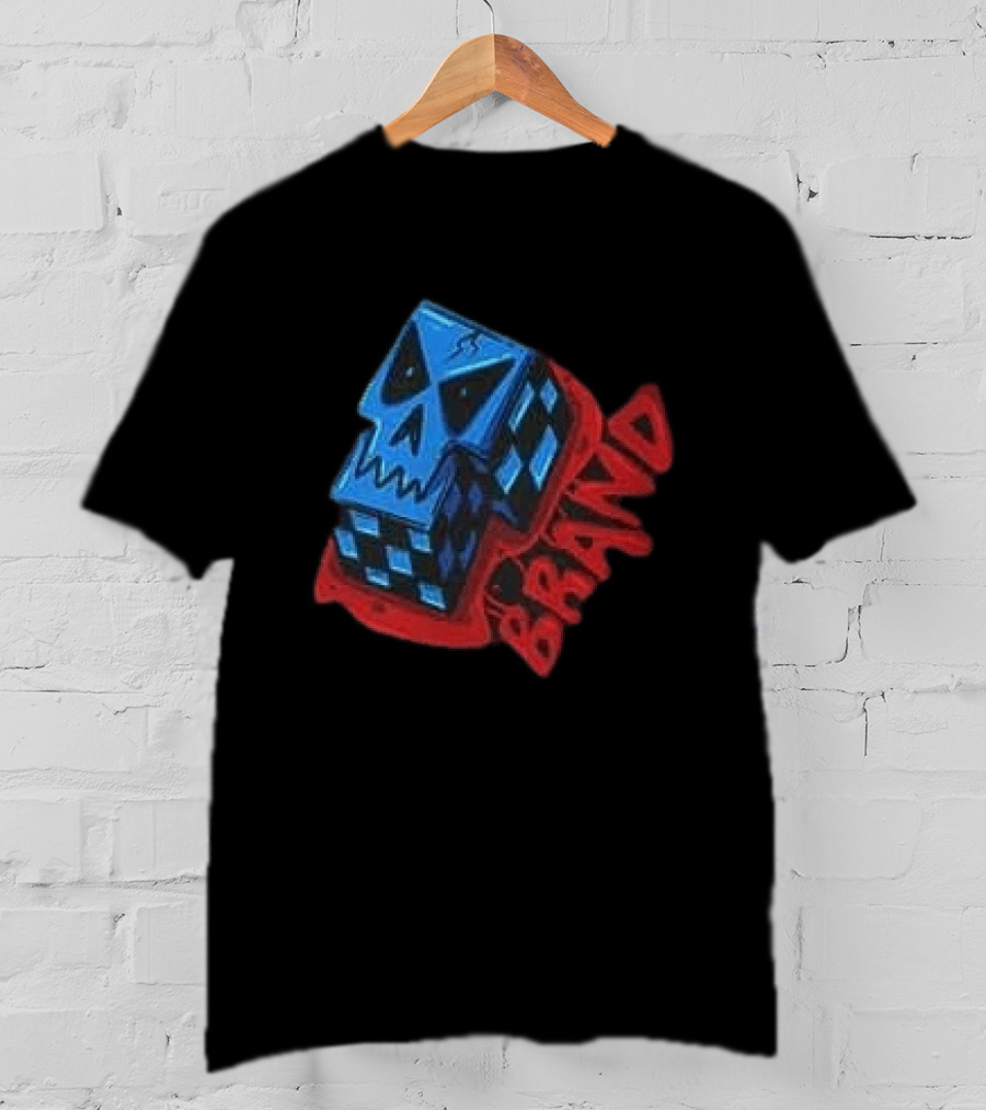 Don't Let Your Love For Somebody Overlook The Reality Of The Situation Skull Cube Brand T-Shirt