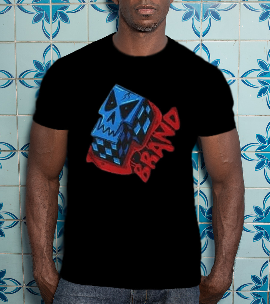 Don't Let Your Love For Somebody Overlook The Reality Of The Situation Skull Cube Brand T-Shirt