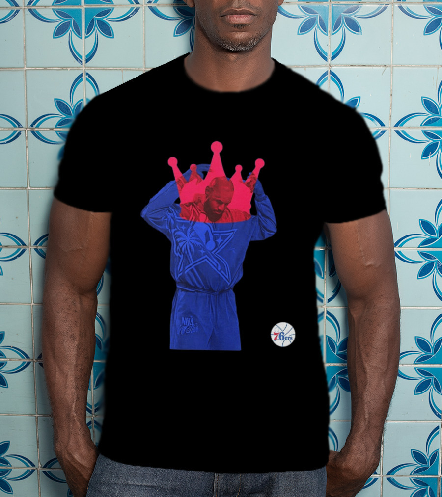 NBA All Star King LeBron James Philadelphia 76ers Season T-Shirt
