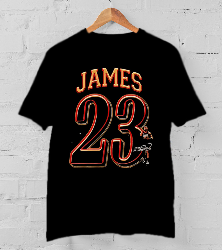 James 23 Basketball Jersey Iconic Sports T-Shirt