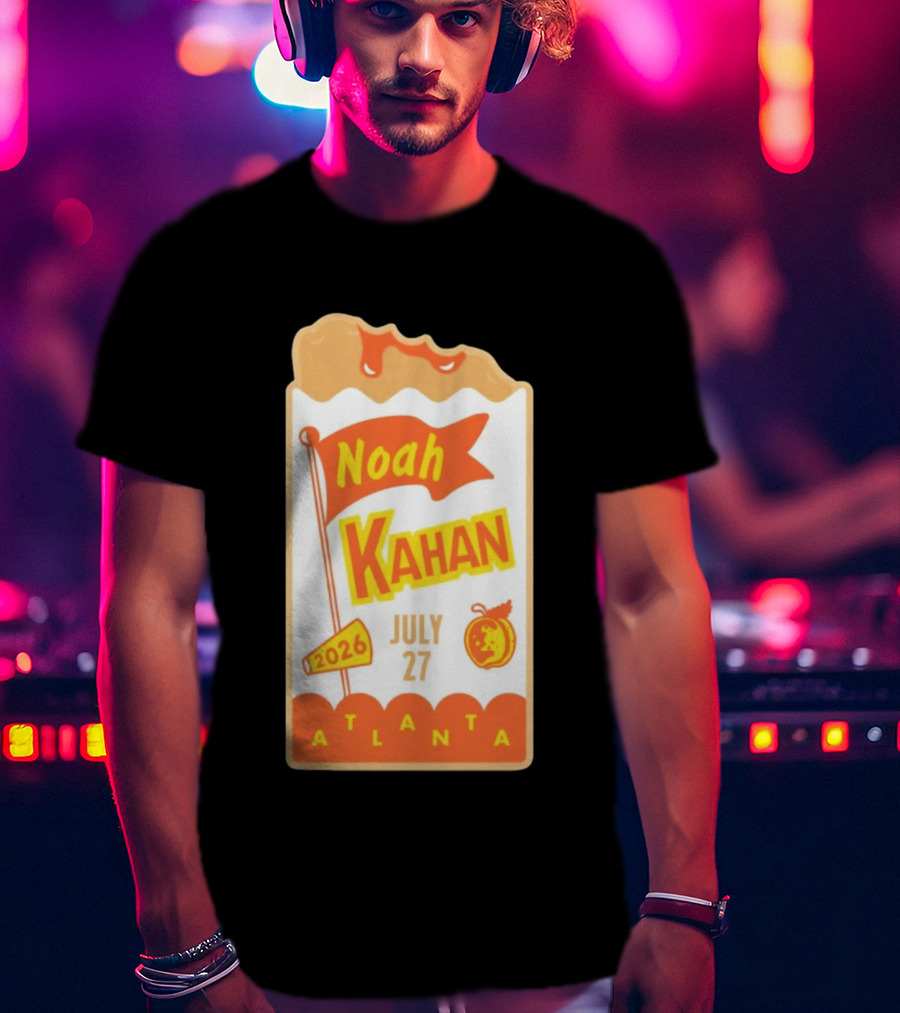 Noah Kahan Atlanta July 27 2026 Event T-Shirt