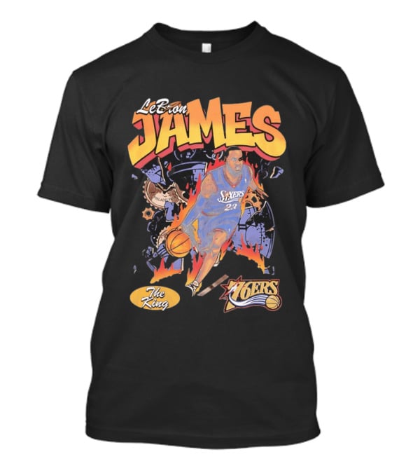 LeBron James 76ers The King Philadelphia 2026 Basketball NBA 23 T-Shirt