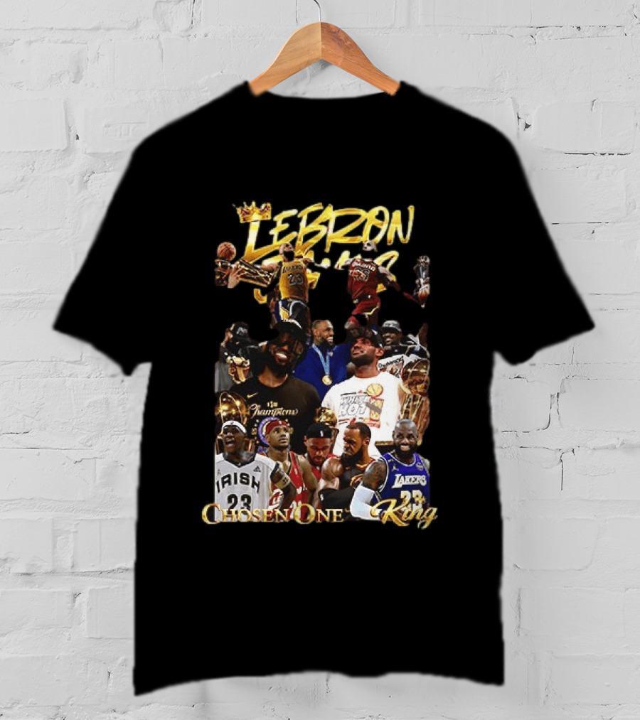 Lebron James Chosen One King Lakers Heat Cavaliers Lakers Champions T-Shirt