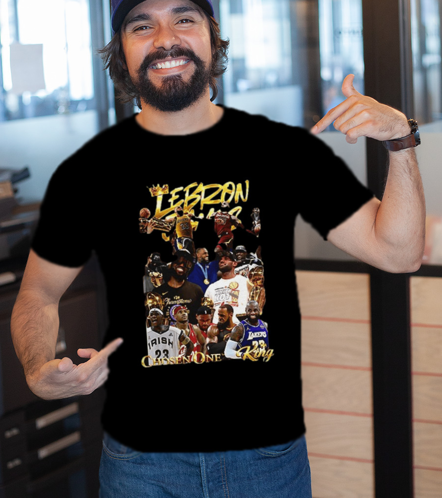 Lebron James Chosen One King Lakers Heat Cavaliers Lakers Champions T-Shirt