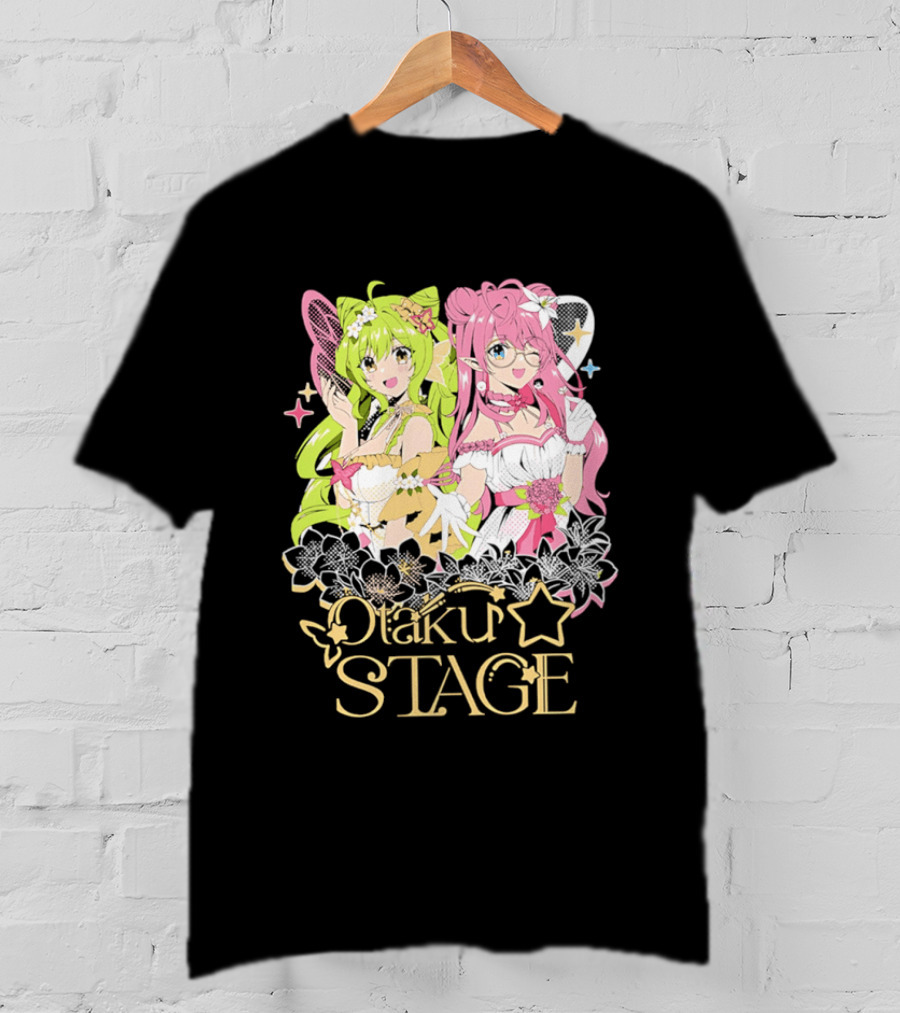 Otaku Stage Inanna Bell Lily Pichu Anime Characters Pastel Aesthetic T-Shirt