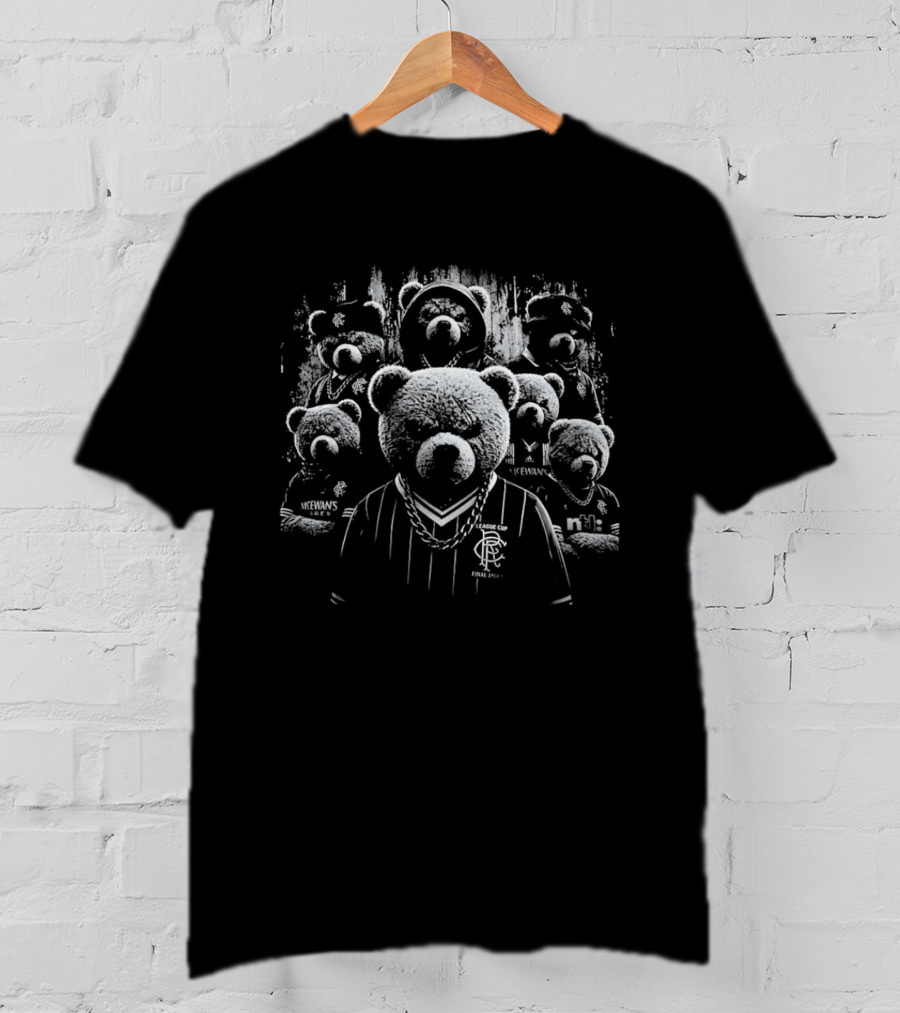 Rangers Gangster Teddy Bears Football Team T-Shirt