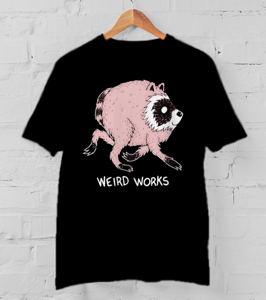 Running Raccoon Weird Works Jimothy T-Shirt