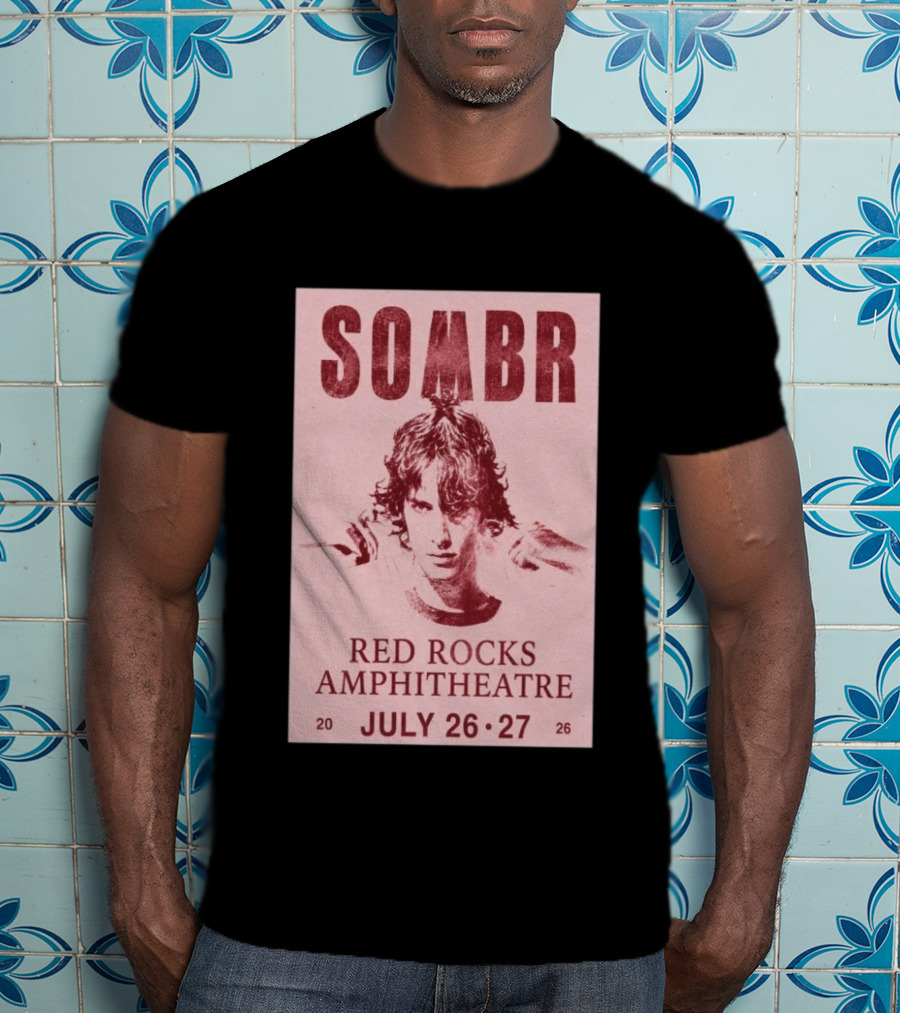 SOMBR Red Rocks Amphitheatre July 26 27 2026 T-Shirt