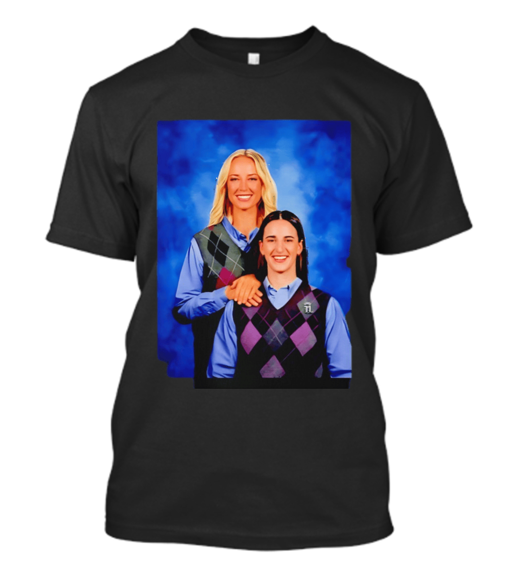 Sophie Cunningham Vs Caitlin Clark Step Brothers Portrait Style Sports Rivalry T-Shirt