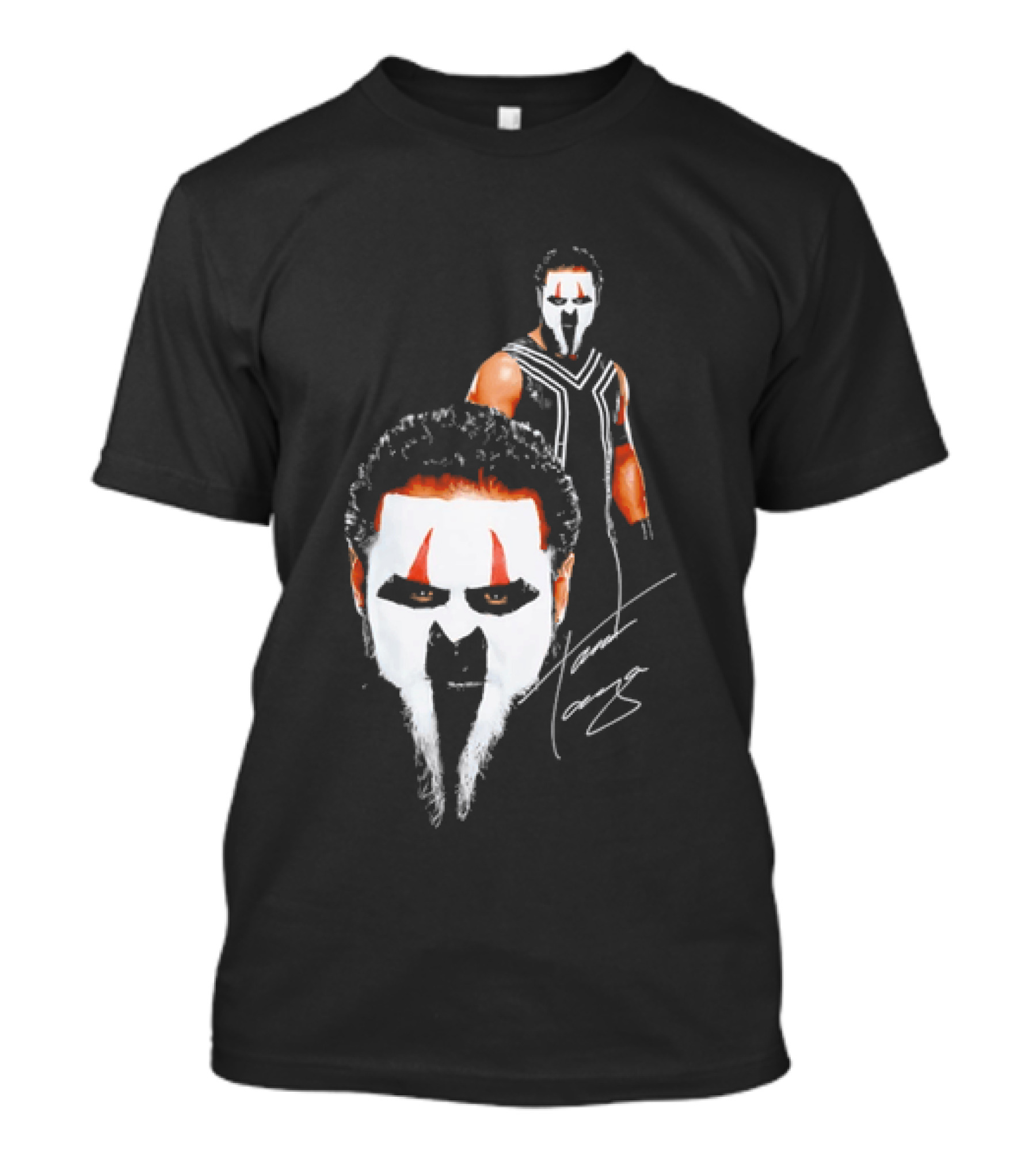Tama Tonga Face Paint Mask Wrestler Signature T-Shirt