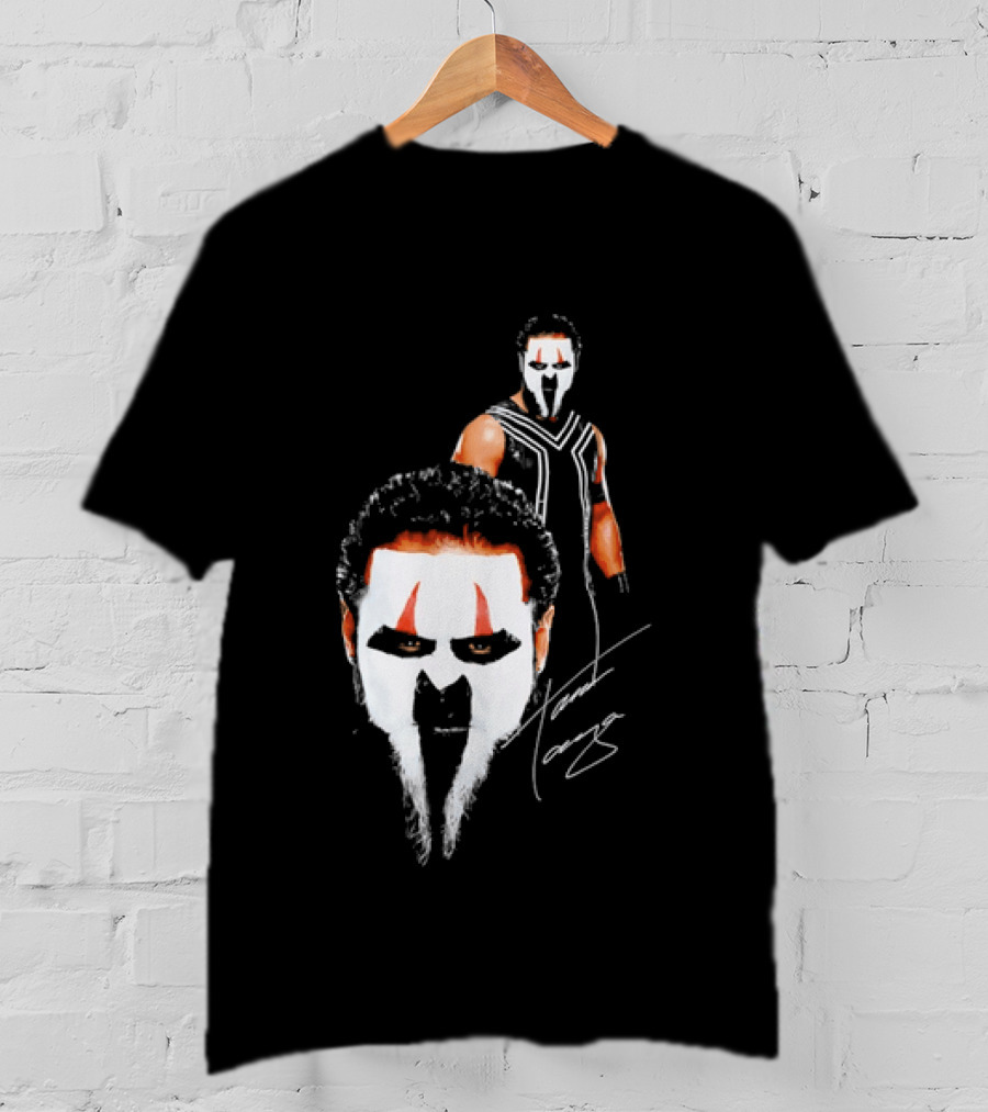 Tama Tonga Face Paint Mask Wrestler Signature T-Shirt