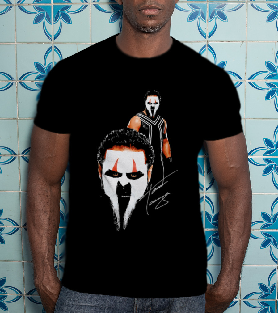 Tama Tonga Face Paint Mask Wrestler Signature T-Shirt