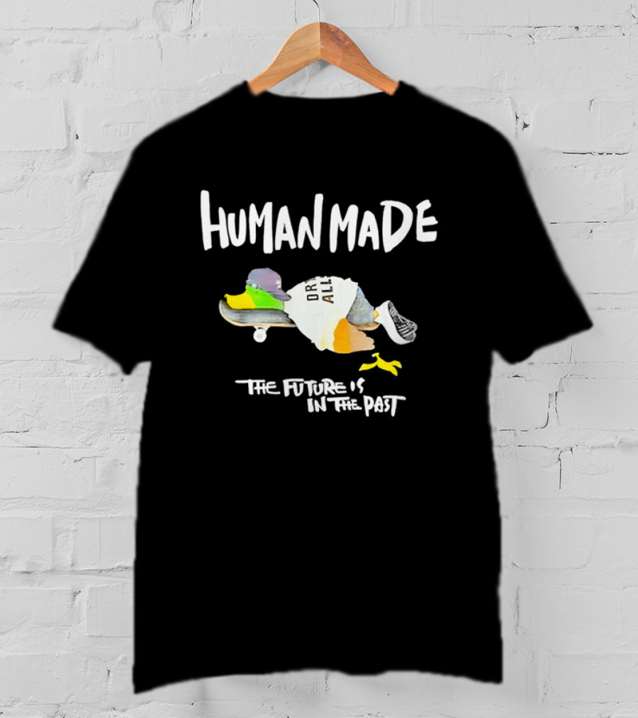 Human Made The Future Is In The Past Duck Skateboard T-Shirt