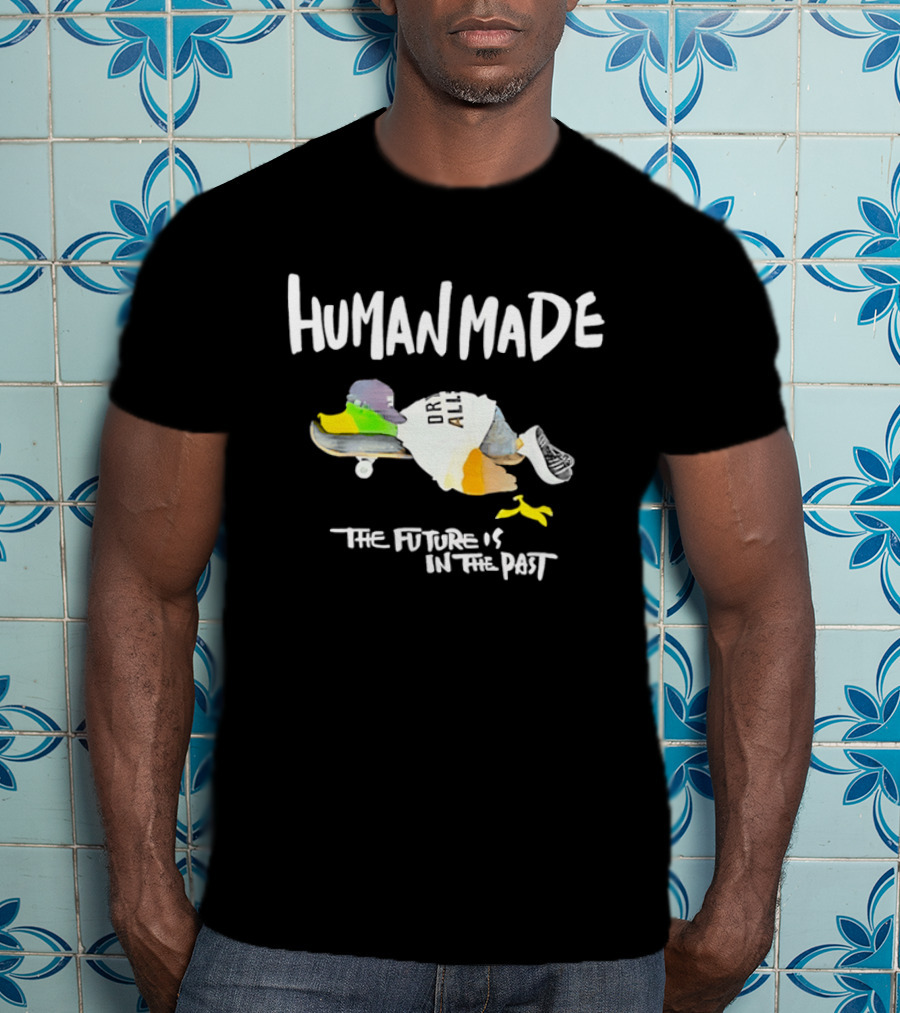 Human Made The Future Is In The Past Duck Skateboard T-Shirt