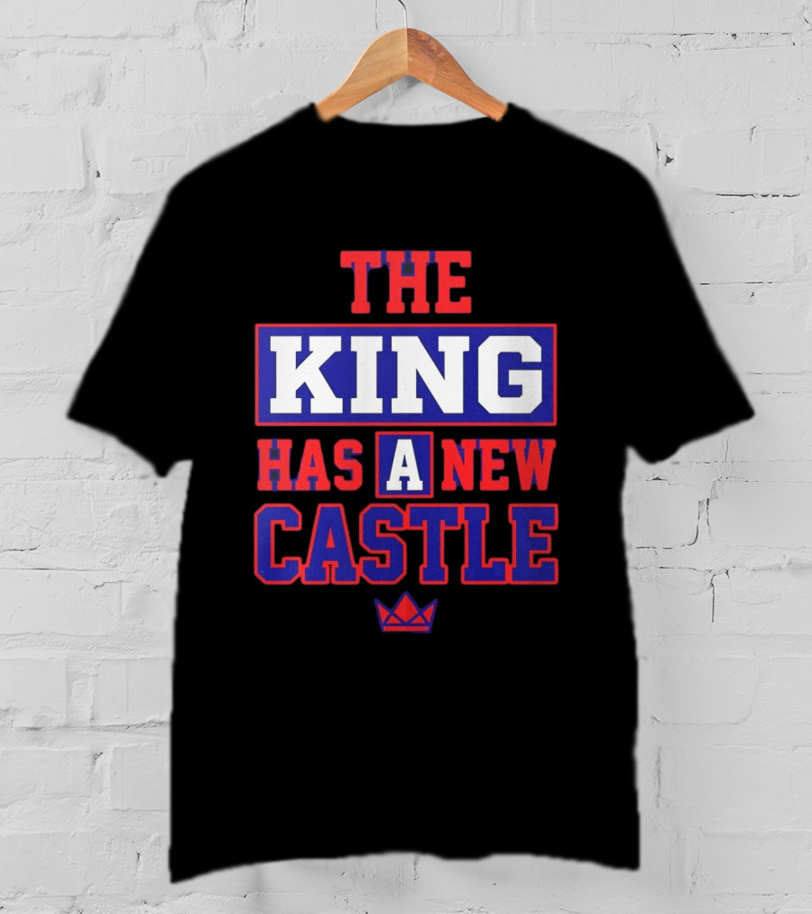 The King Has A New Castle LeBron James Philadelphia 76ers NBA 2026 T-Shirt