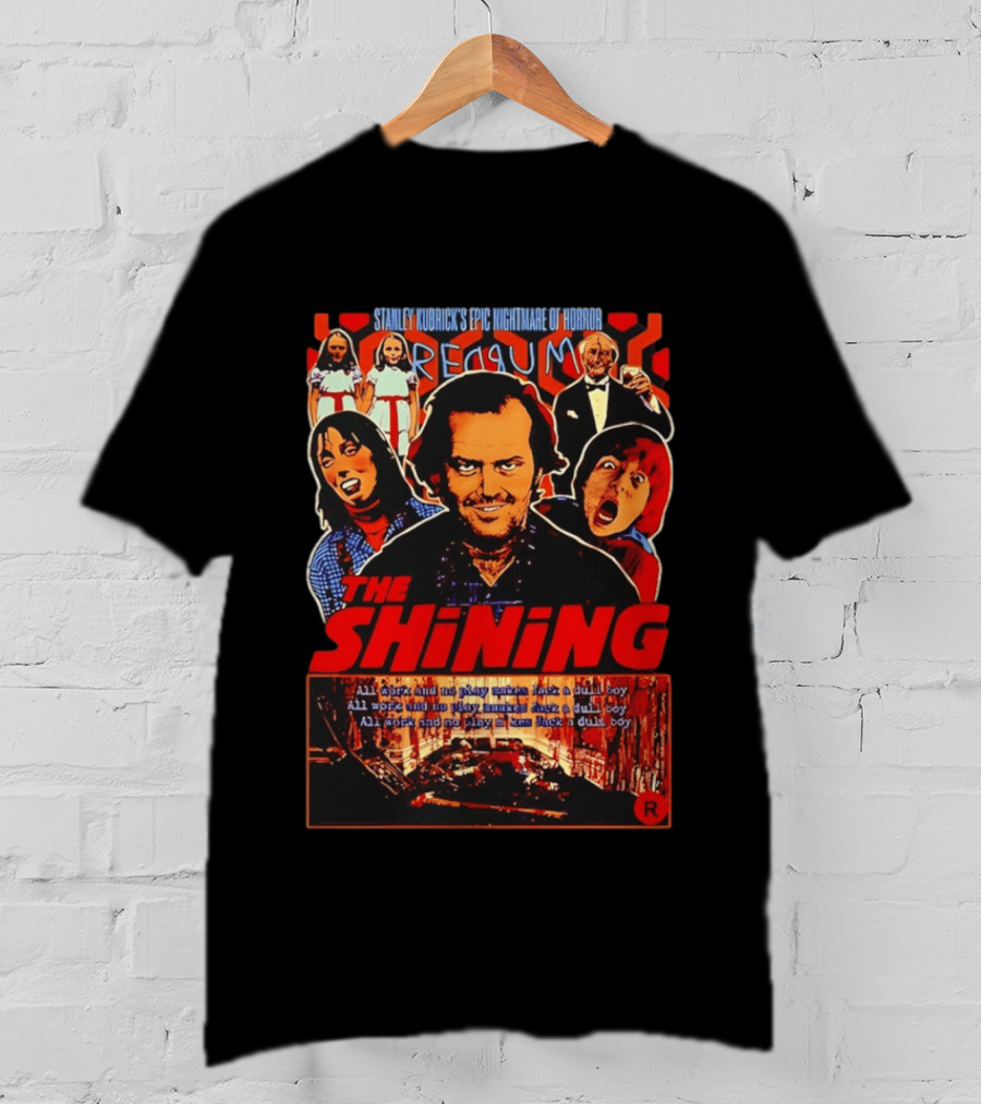 The Shining Stanley Kubrick Epic Nightmare Of Horror REDRUM T-Shirt