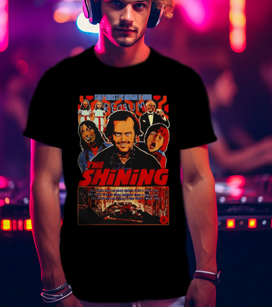 The Shining Stanley Kubrick Epic Nightmare Of Horror REDRUM T-Shirt