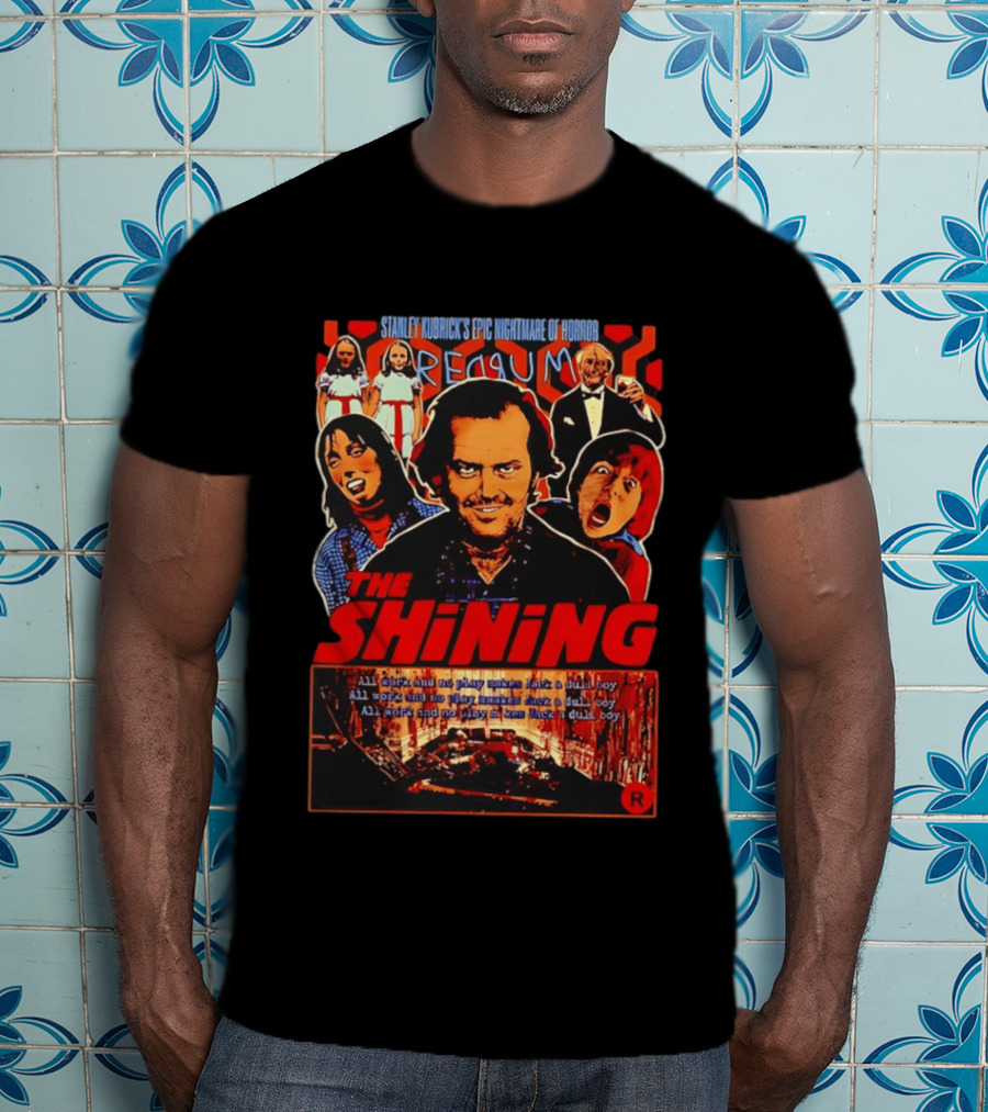 The Shining Stanley Kubrick Epic Nightmare Of Horror REDRUM T-Shirt