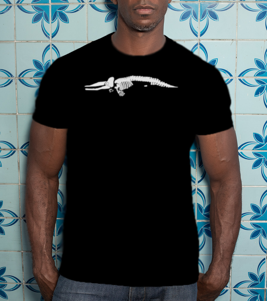 Worst Aquarium Ever New Bedford Whaling Museum Skeleton Whale T-Shirt