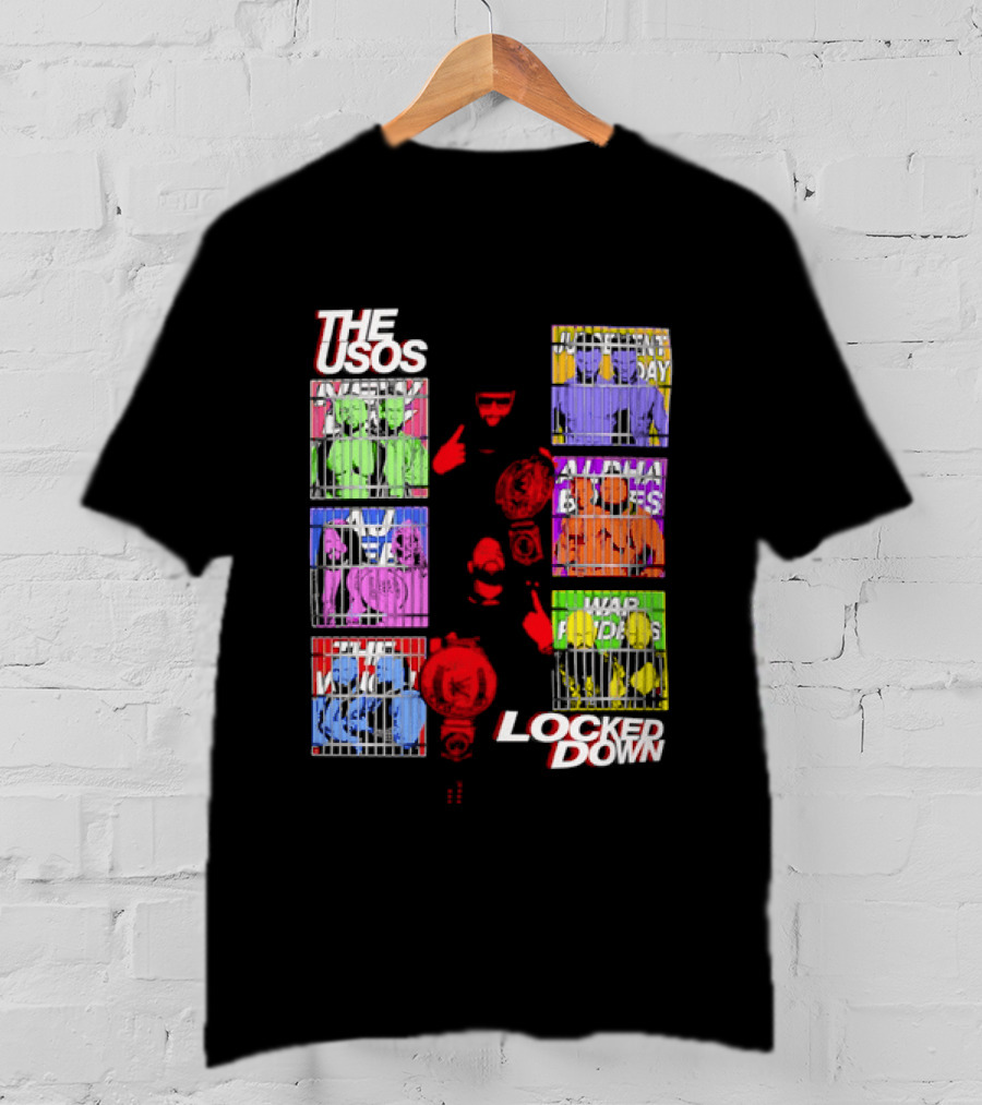The Usos Locked Down WWE The Judgment Day New Day Alpha Academy T-Shirt