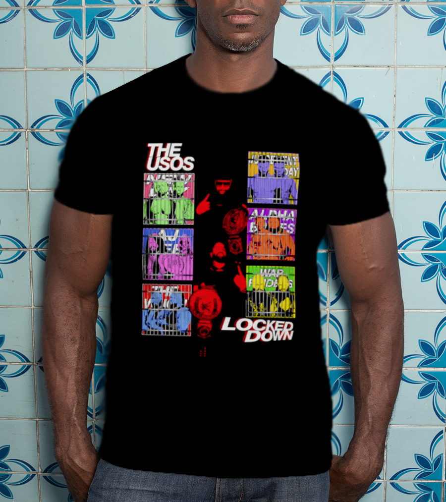 The Usos Locked Down WWE The Judgment Day New Day Alpha Academy T-Shirt
