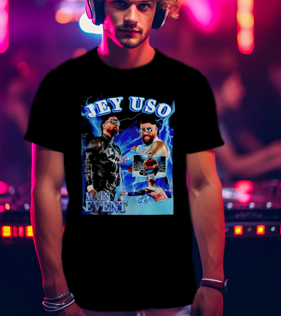 Jey Uso Main Event Yeet Energy Wrestling Highlights T-Shirt