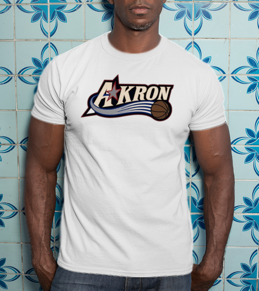 Akron Zips University Of Akron Philadelphia 76ers Basketball Star T-Shirt