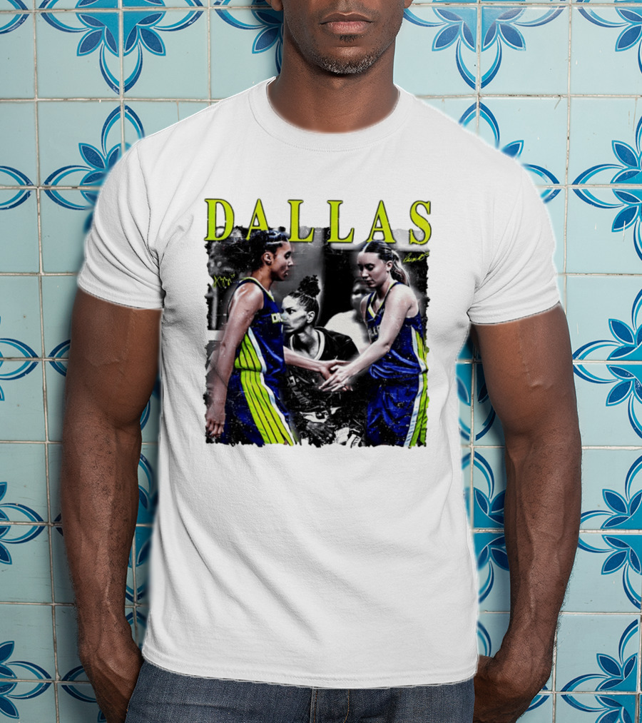 Dallas Wings Azzi Fudd Paige Bueckers WNBA 2026 Signatures T-Shirt