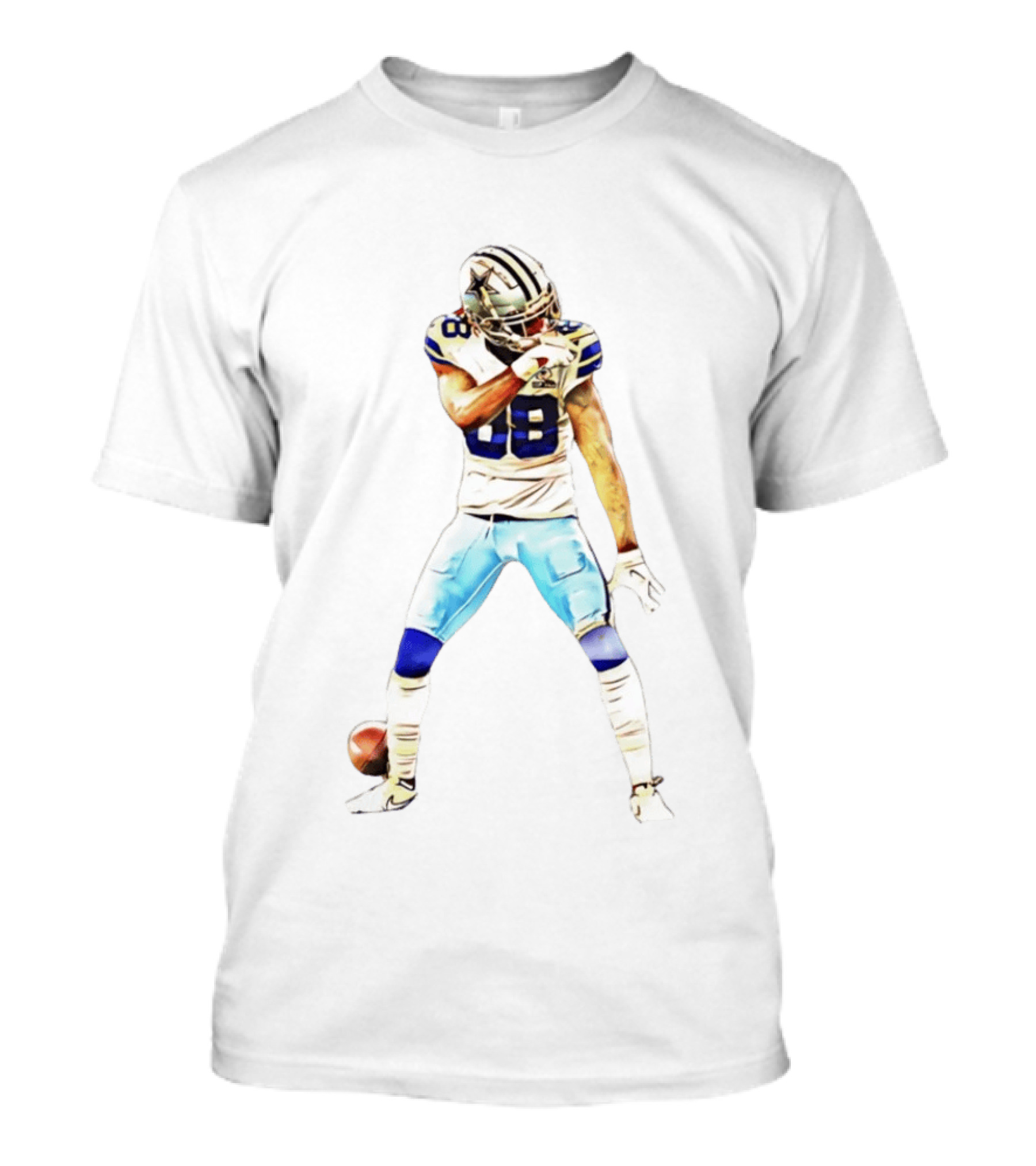 Dallas Cowboys CeeDee Lamb Number 88 Celebration T-Shirt