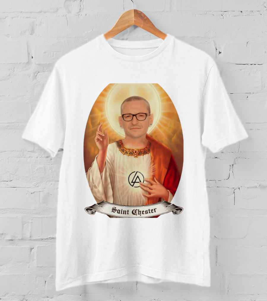 Chester Bennington Saint Chester Linkin Park Memorial T-Shirt
