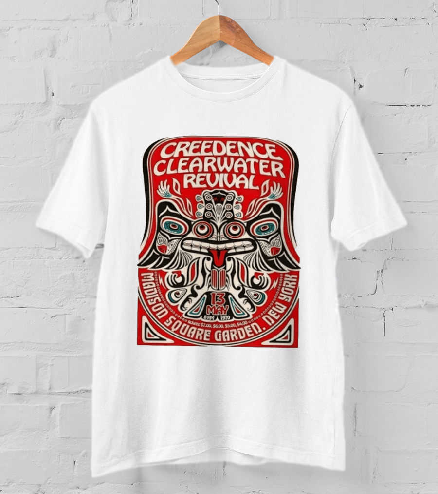 Creedence Clearwater Revival Madison Square Garden New York 13 May 1970 T-Shirt