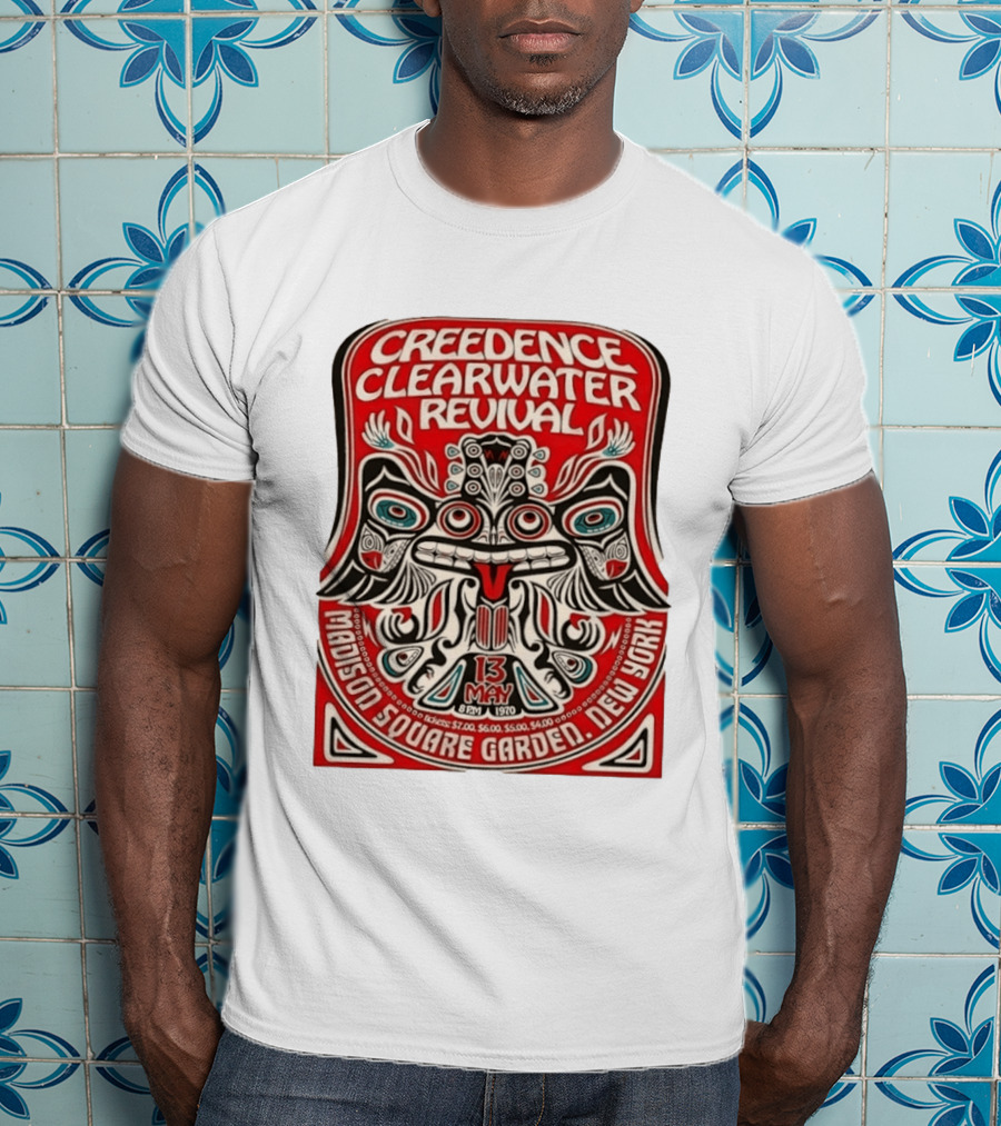 Creedence Clearwater Revival Madison Square Garden New York 13 May 1970 T-Shirt