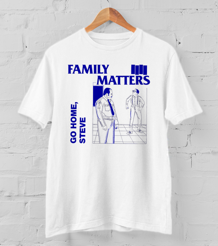 Family Matters Go Home Steve TV Show Humor Scene T-Shirt