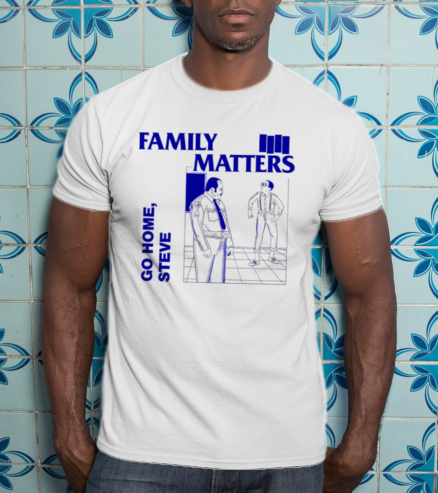 Family Matters Go Home Steve TV Show Humor Scene T-Shirt