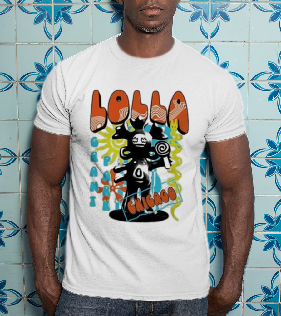 Lollapalooza Festival Lolla Grant Park Chicago Lineup July 30 Aug 2 2026 T-Shirt