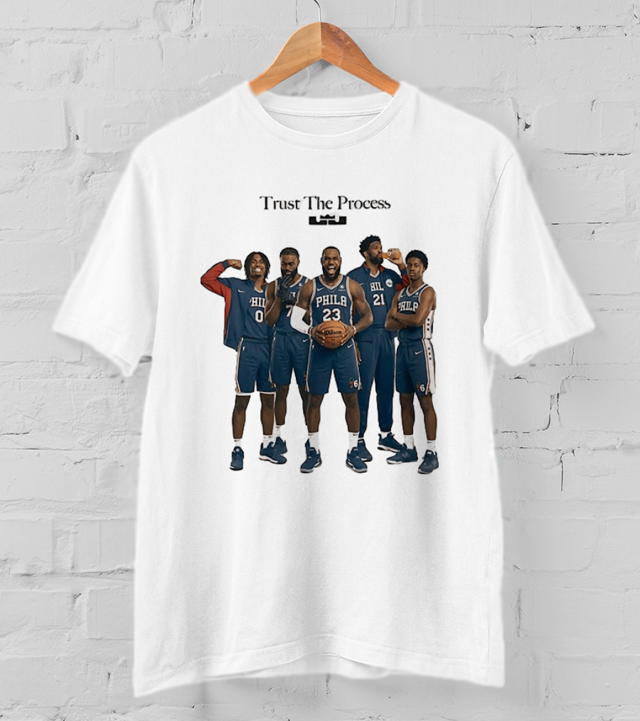Trust The Process Philly Basketball Team Players T-Shirt